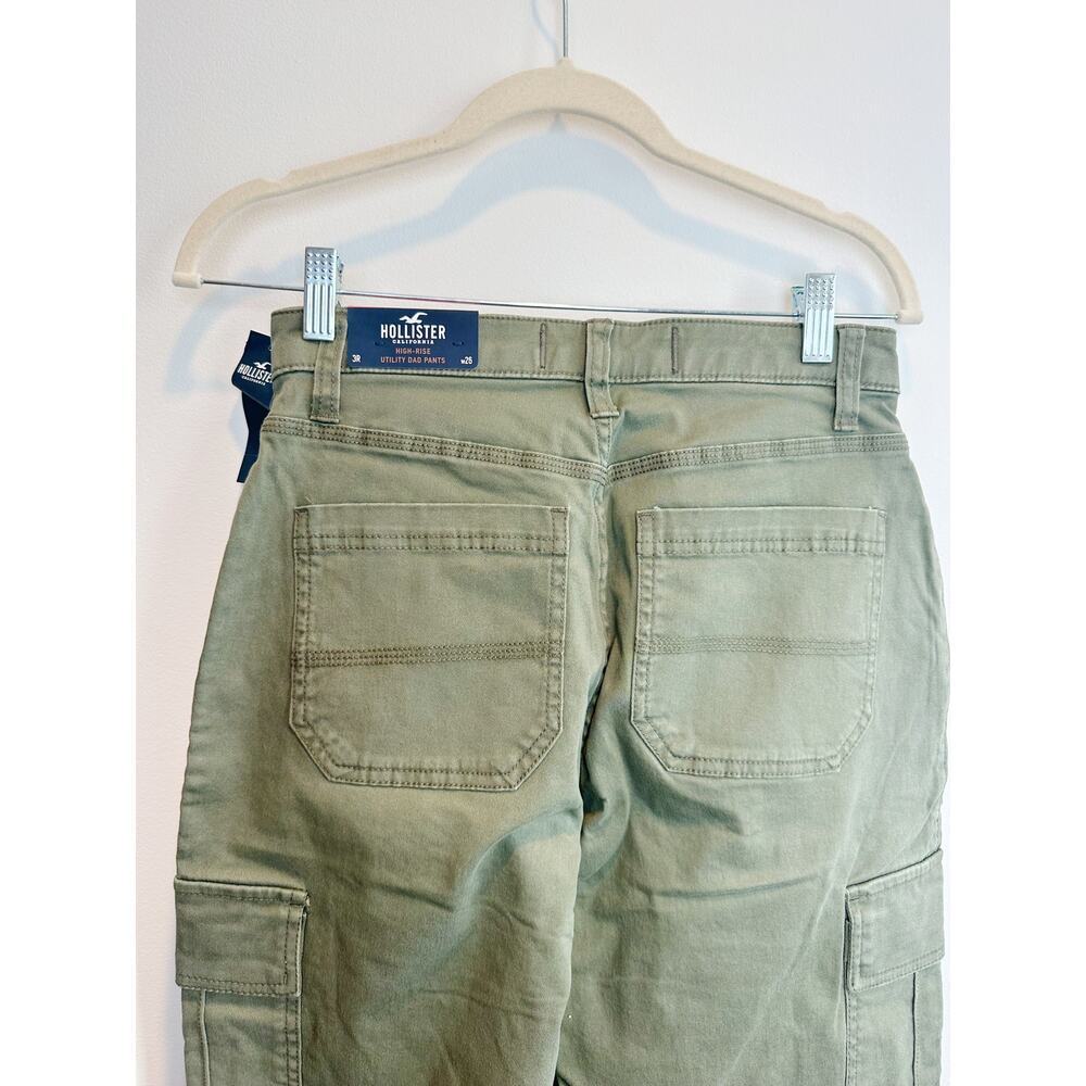 NWT Hollister Cargo Pants Olive Green size 3 R - Picture 6 of 10